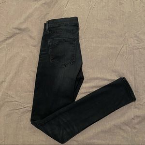 Express mid-rise skinny jeans 6R
